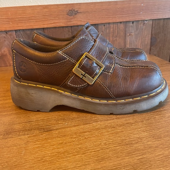 Vintage Chunky Doc Martens Mary Jane Shoes size 8-8.5 - Picture 5 of 5